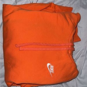 Neon orange Nike hoodie